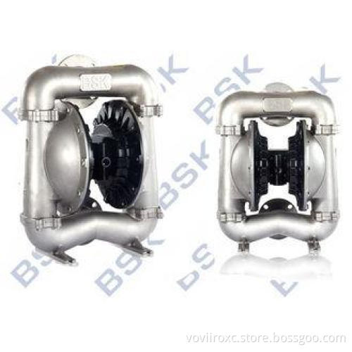 3" Stainless Steel Pneumatic Diaphragm Pump , Chemical Memb
